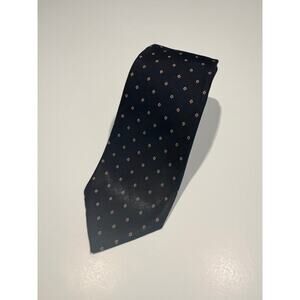 Vintage Filene's Bert Pulitzer Printed in England Men’s Silk Necktie Blue Red JL